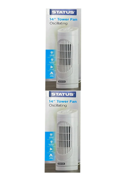 14" Tower Fan Oscillating