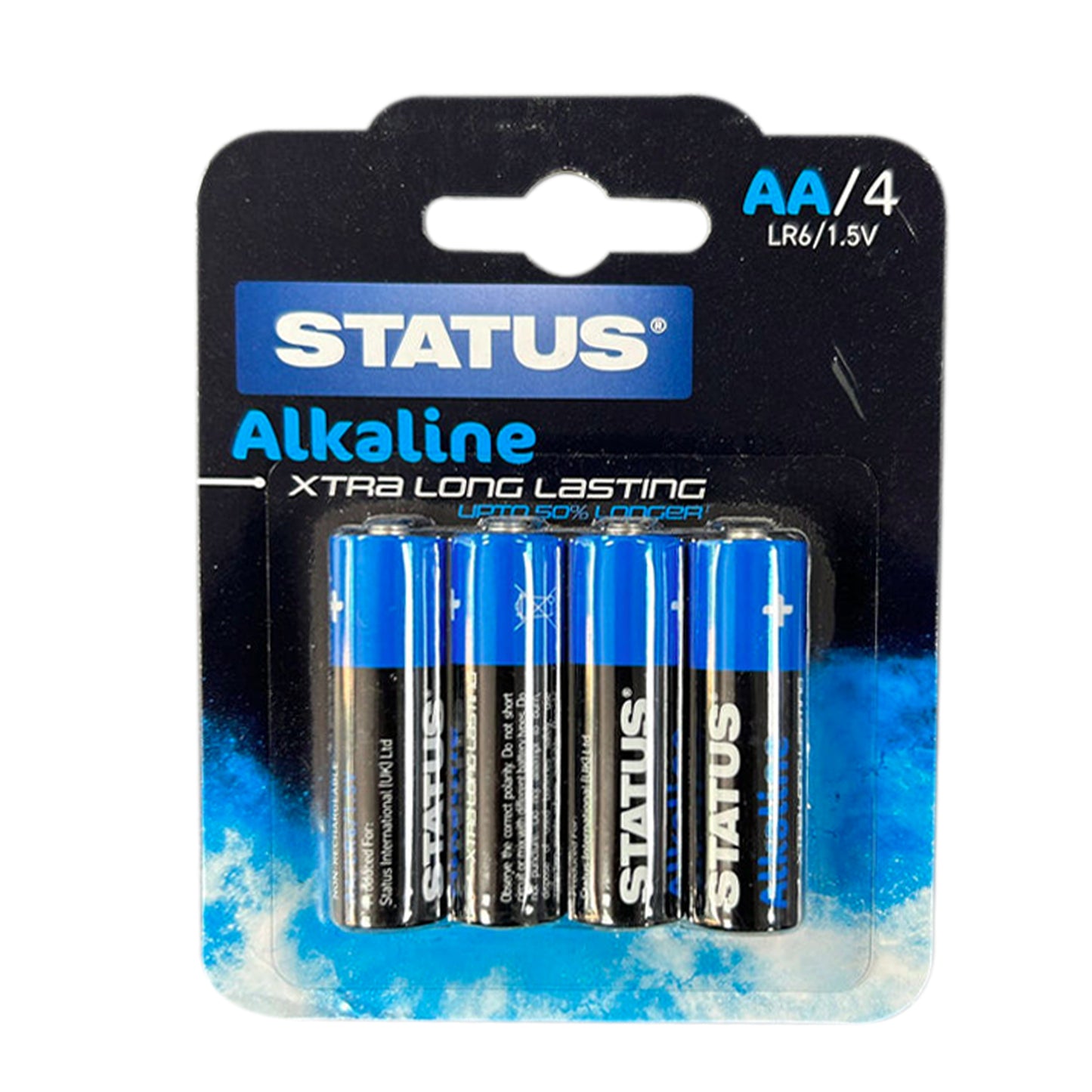 Alkaline AA Batteries LR6 1.5V Pack of 4