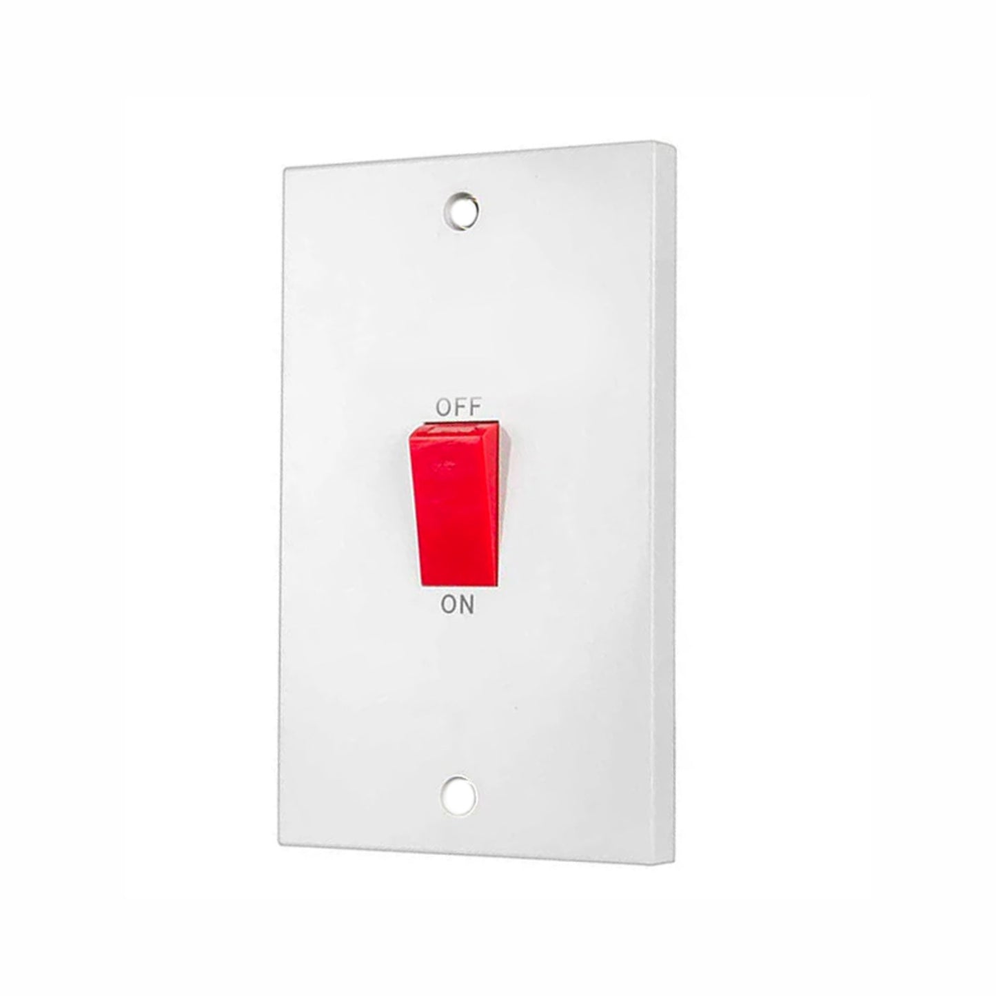 Double Pole Switch 2 Gang 45 Amp
