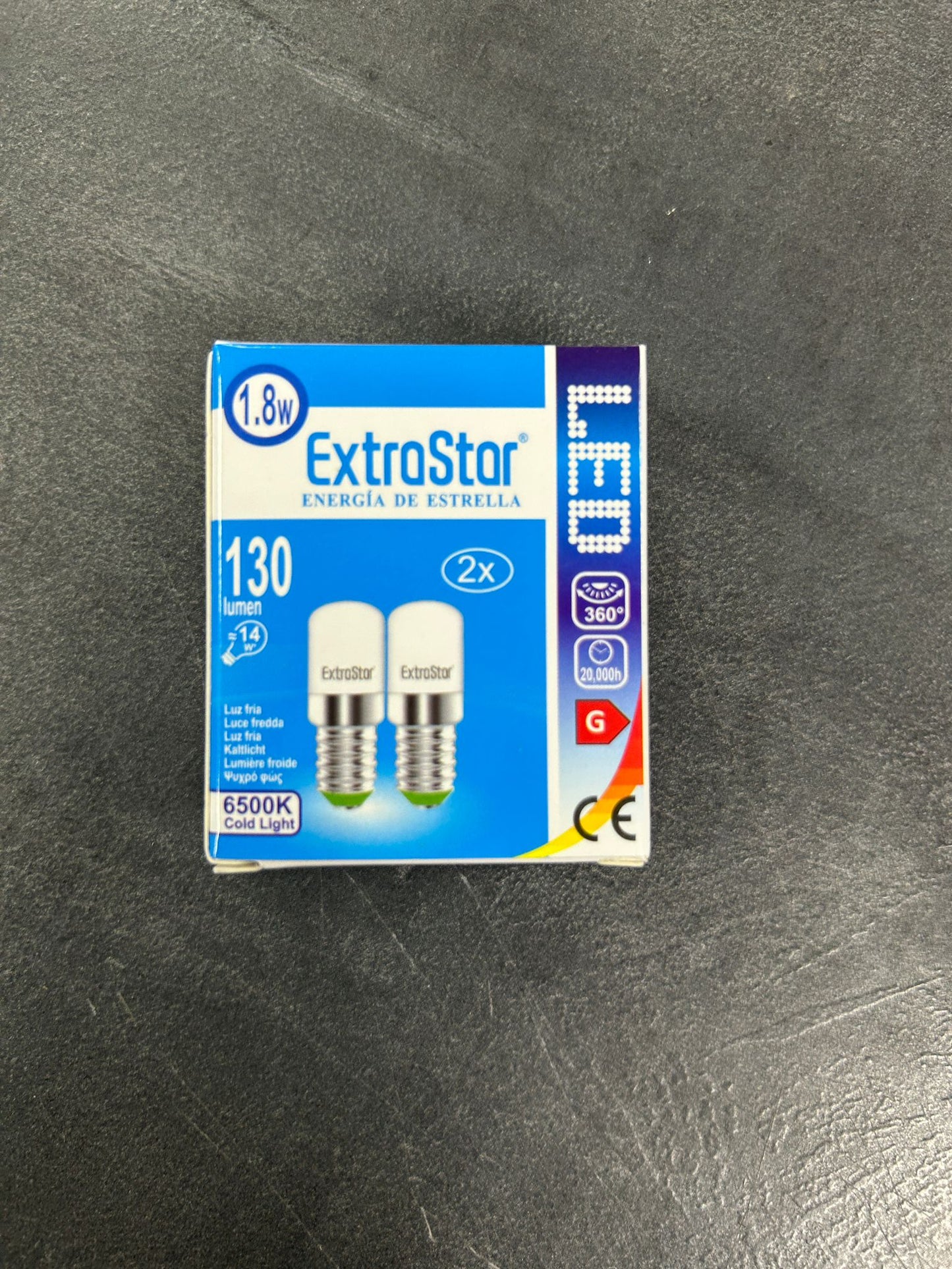 LED Bulb 1.8W 130 Lumen 6500k Cold Light