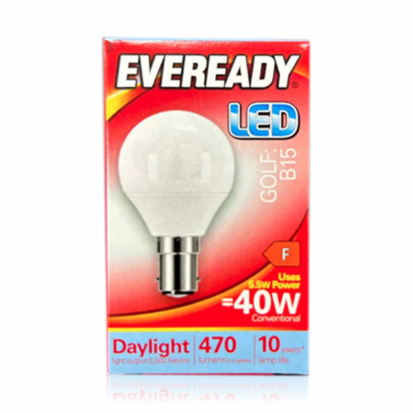 LED Golf Light Bulb B15 5.5 Watt Day Light