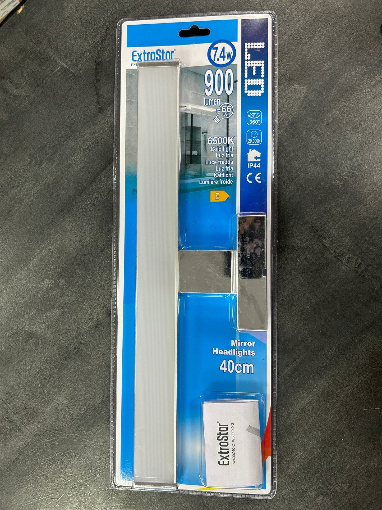 LED Mirror Headlights 40cm 7.4 Watt 900 Lumen