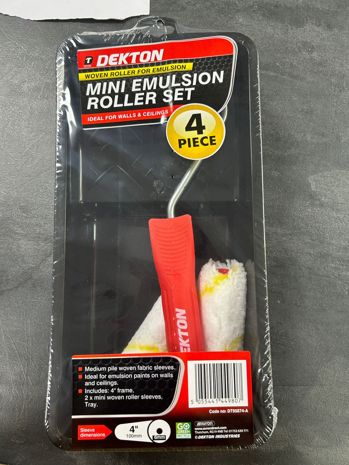 Mini Emulsion Roller Set 4 Piece
