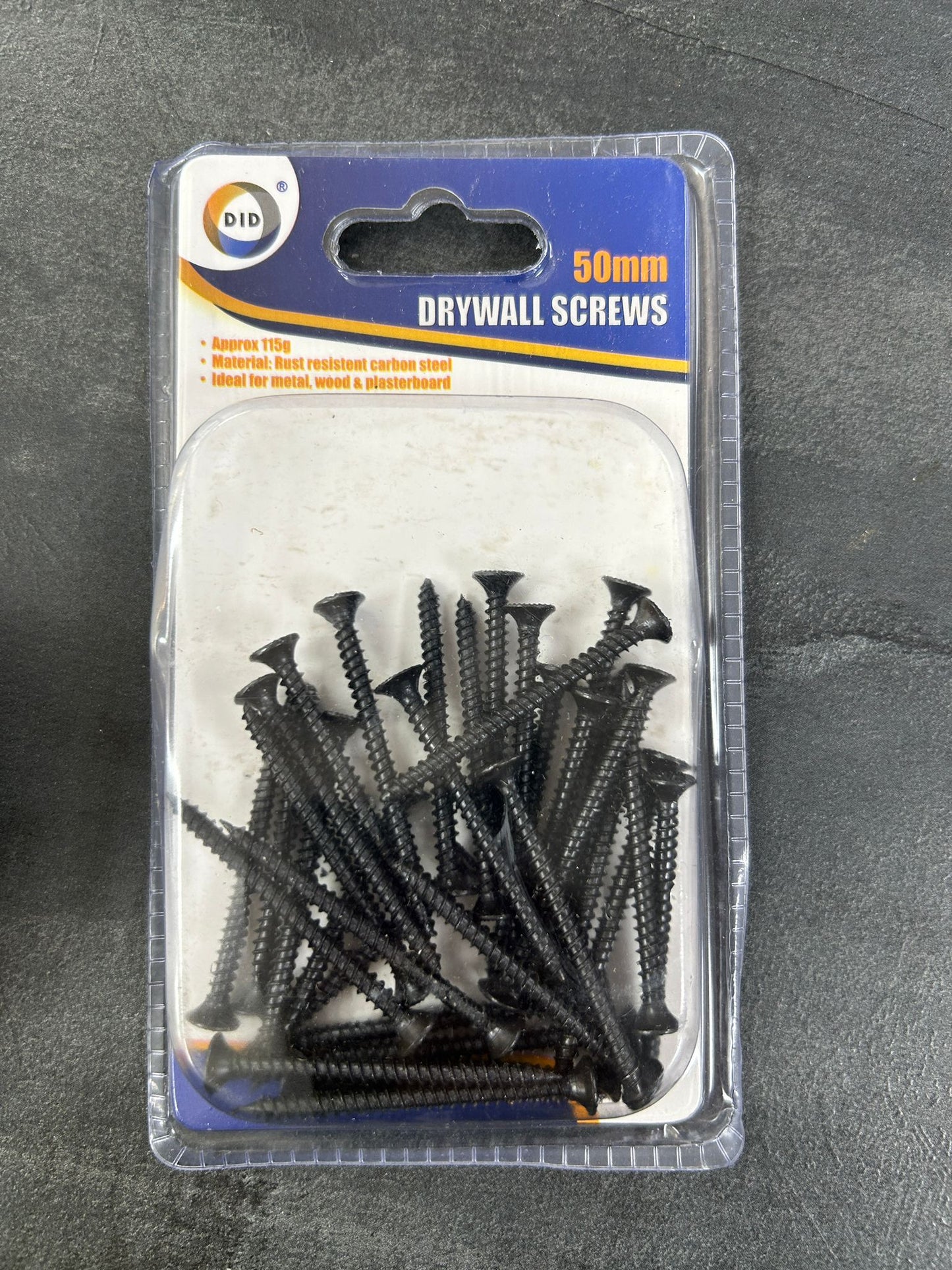 Rust Resistent Carbon Steel Drywall Screw 50mm