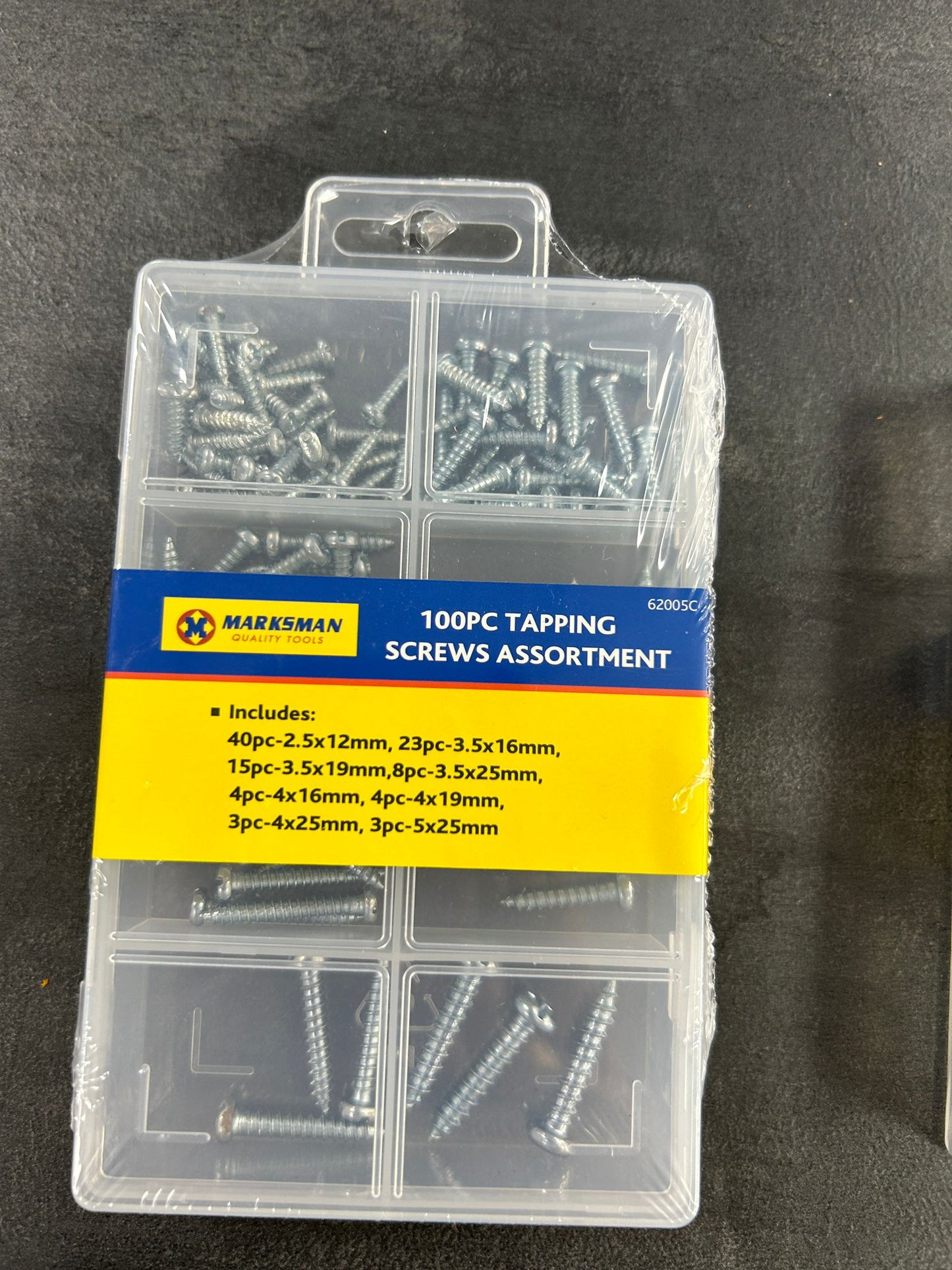 Tapping Screws Assortment 100pc