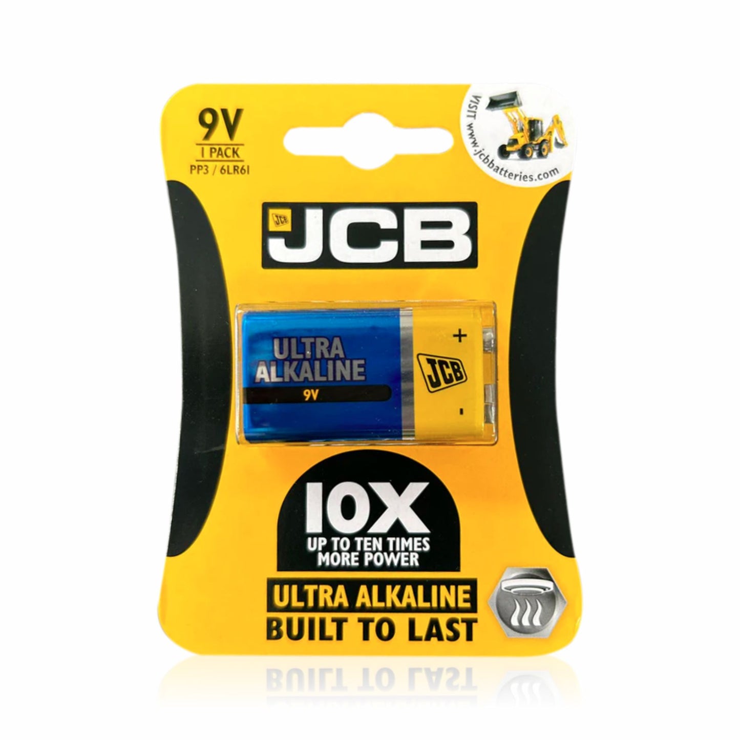 Ultra Alkaline 9V Battery Pack of 1