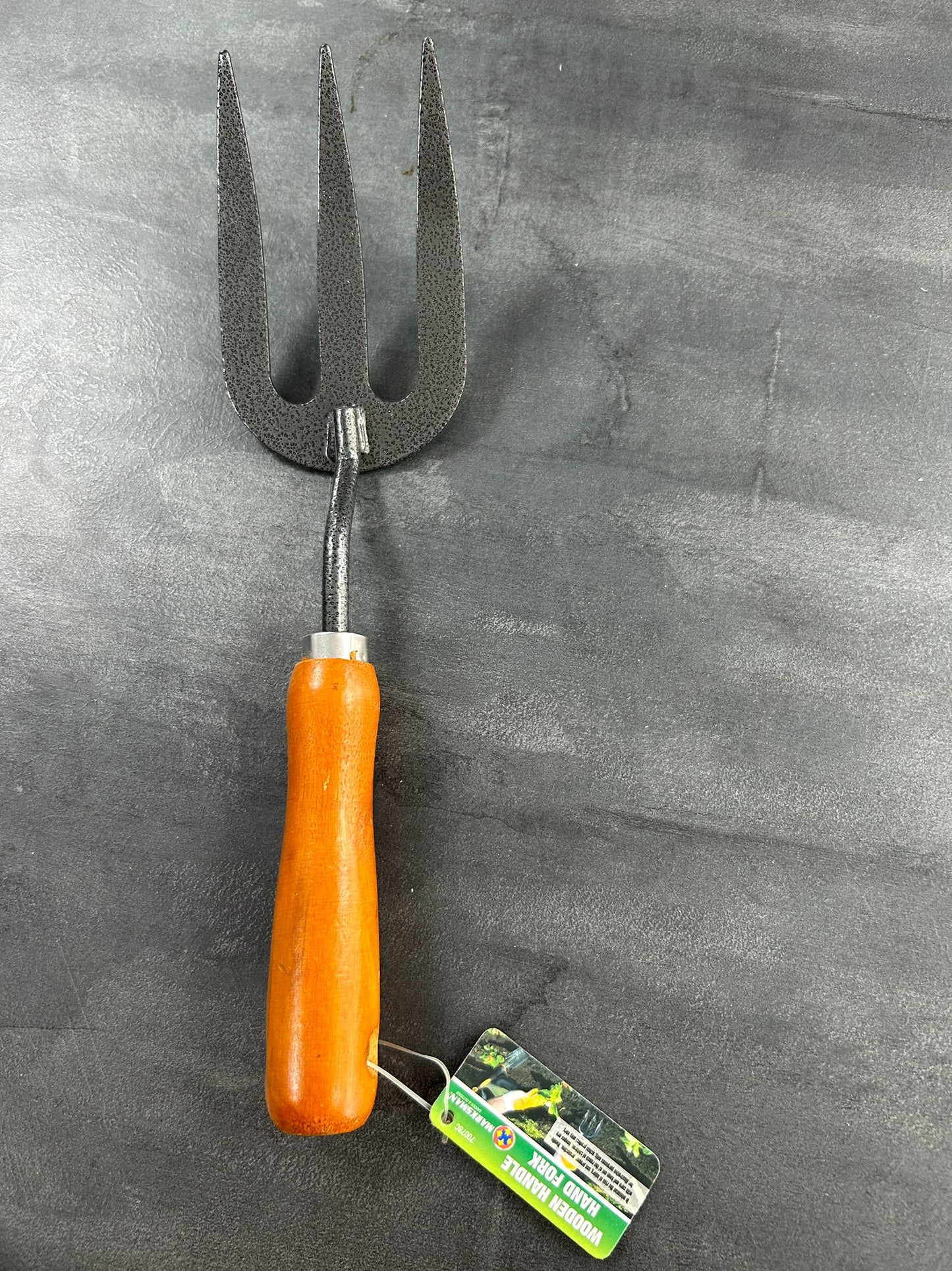 Wooden Handle Hand Fork