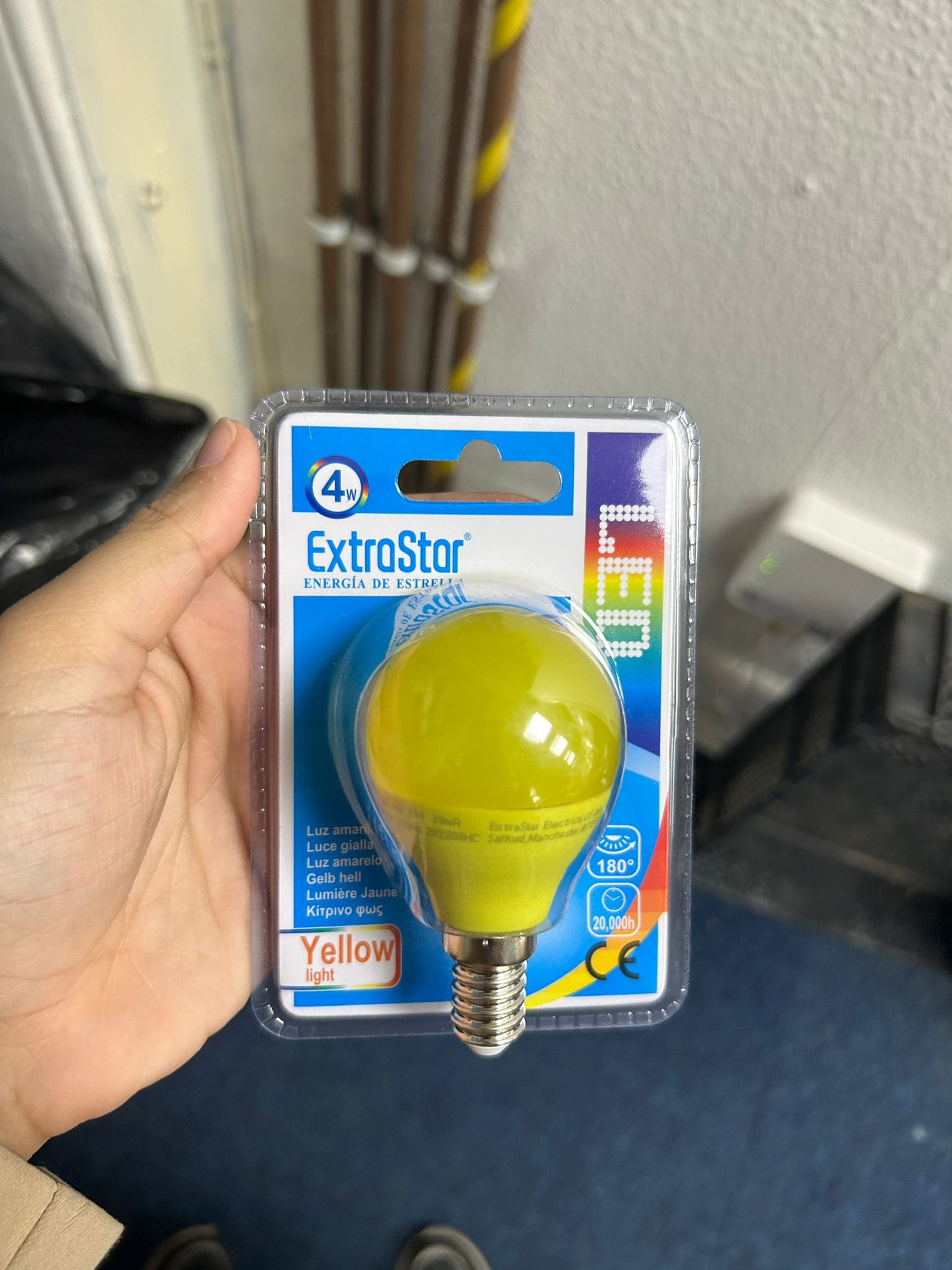 LED Yellow Light Bulb 4W