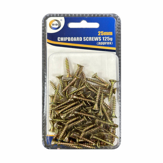 Chipboard Screws 25mm 125g Approx