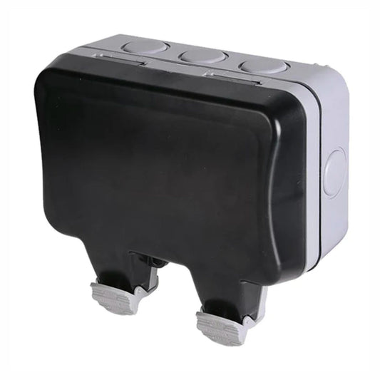2 Gang Switched Outdoor Socket 13 Amp IP66 Weatherproof