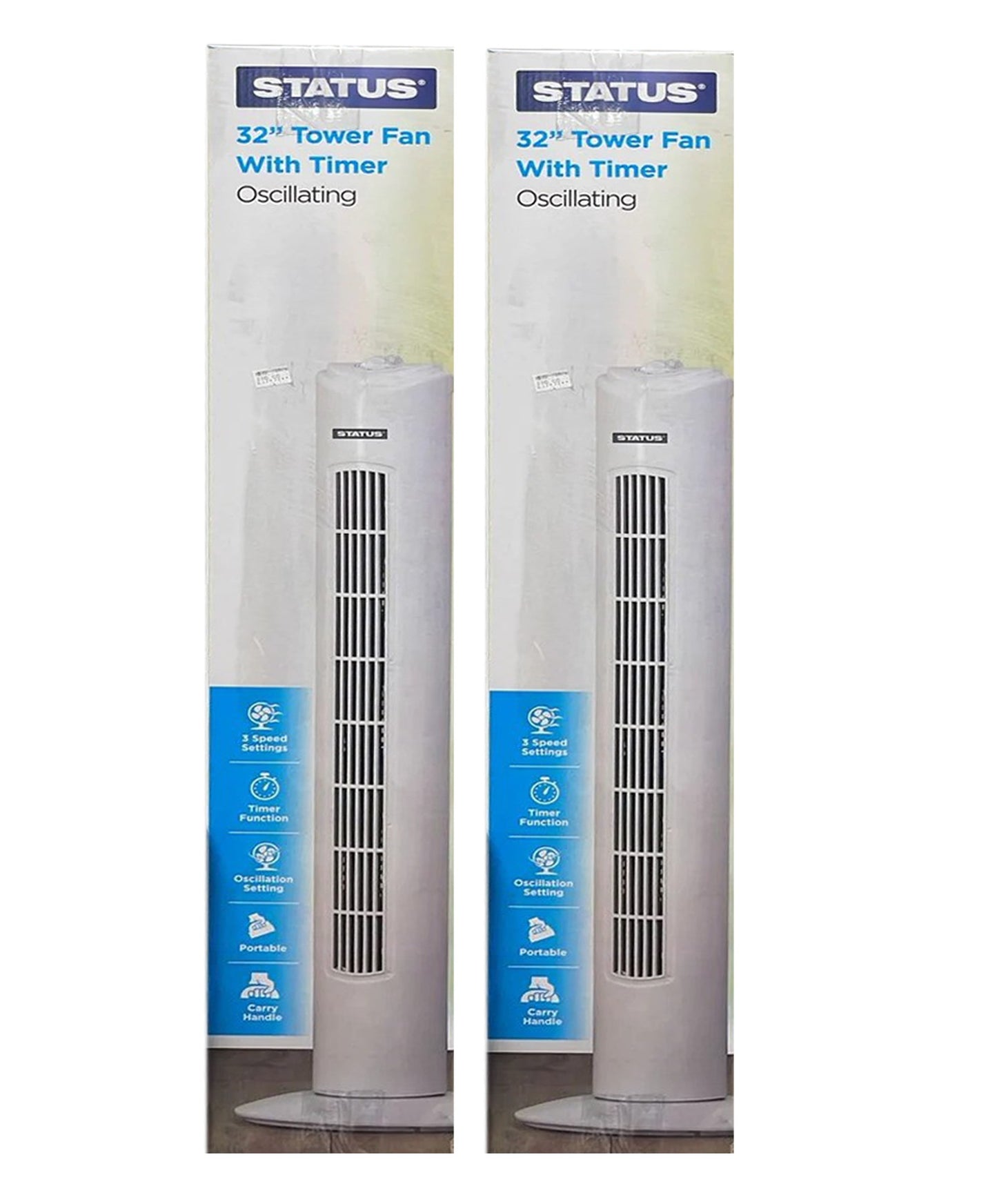 32" Tower Fan Oscillating