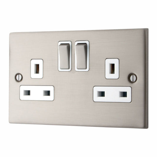 5M 13 Amp Socket 2 Gang Socket Switched