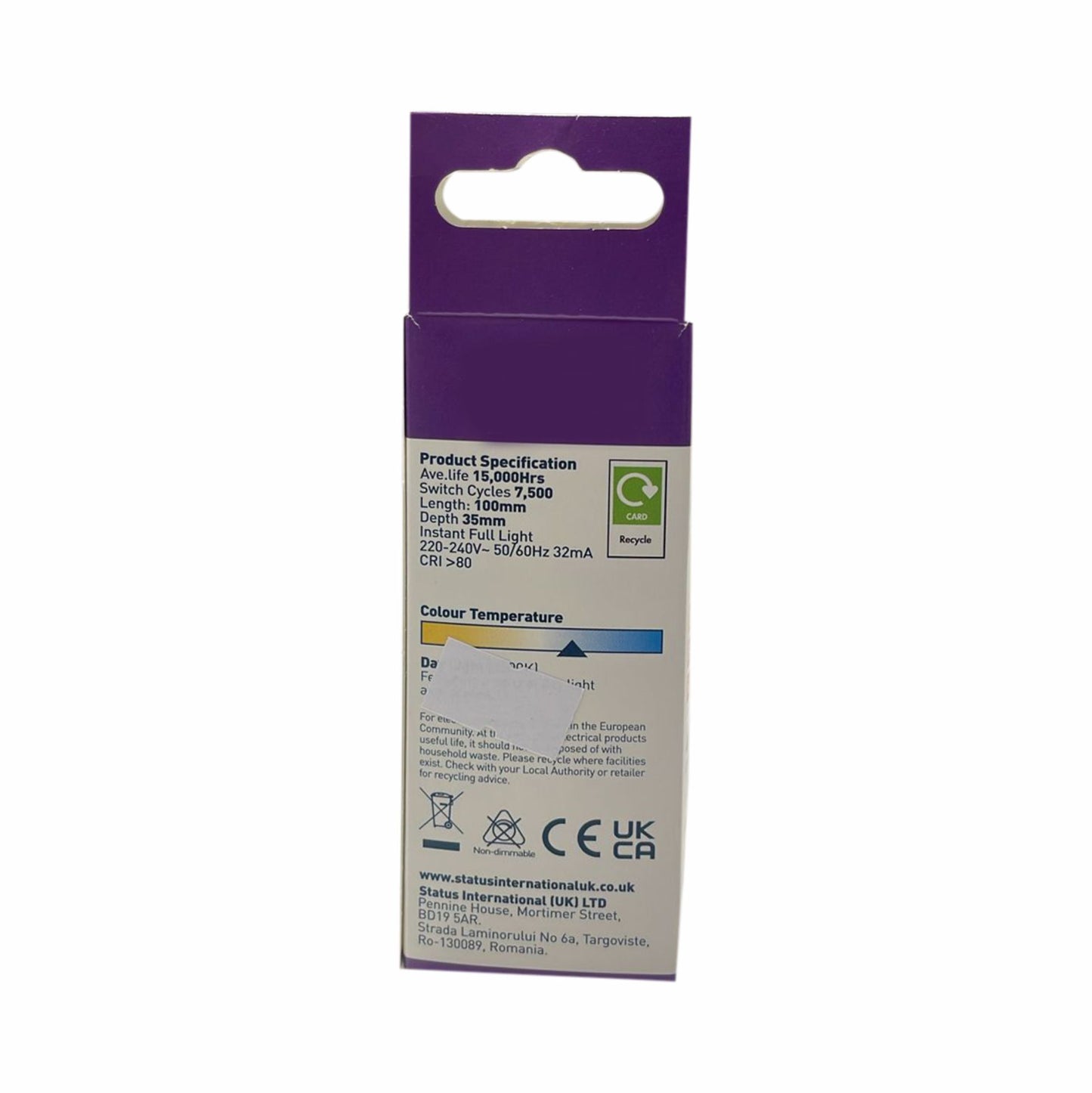 LED Candle Light Bulb E27 SES 4 Watt Filament Day Light
