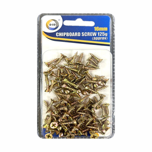 Chipboard Screws 16mm 125g Approx