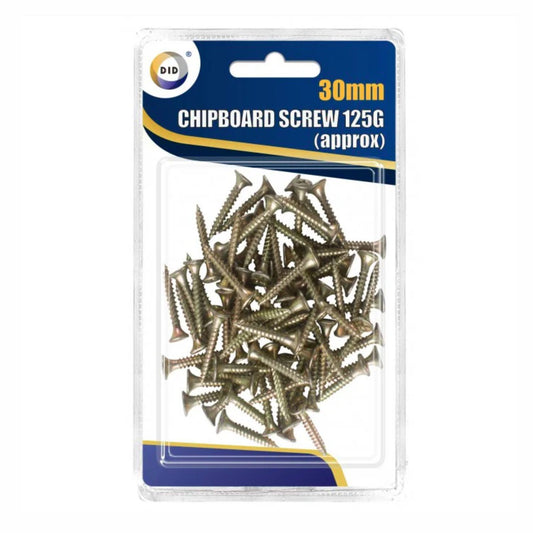 Chipboard Screws 30mm 125g Approx