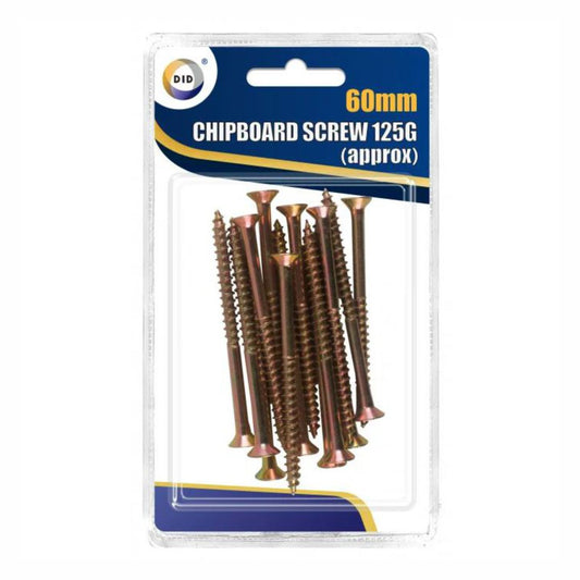 Chipboard Screws 60mm 125g Approx