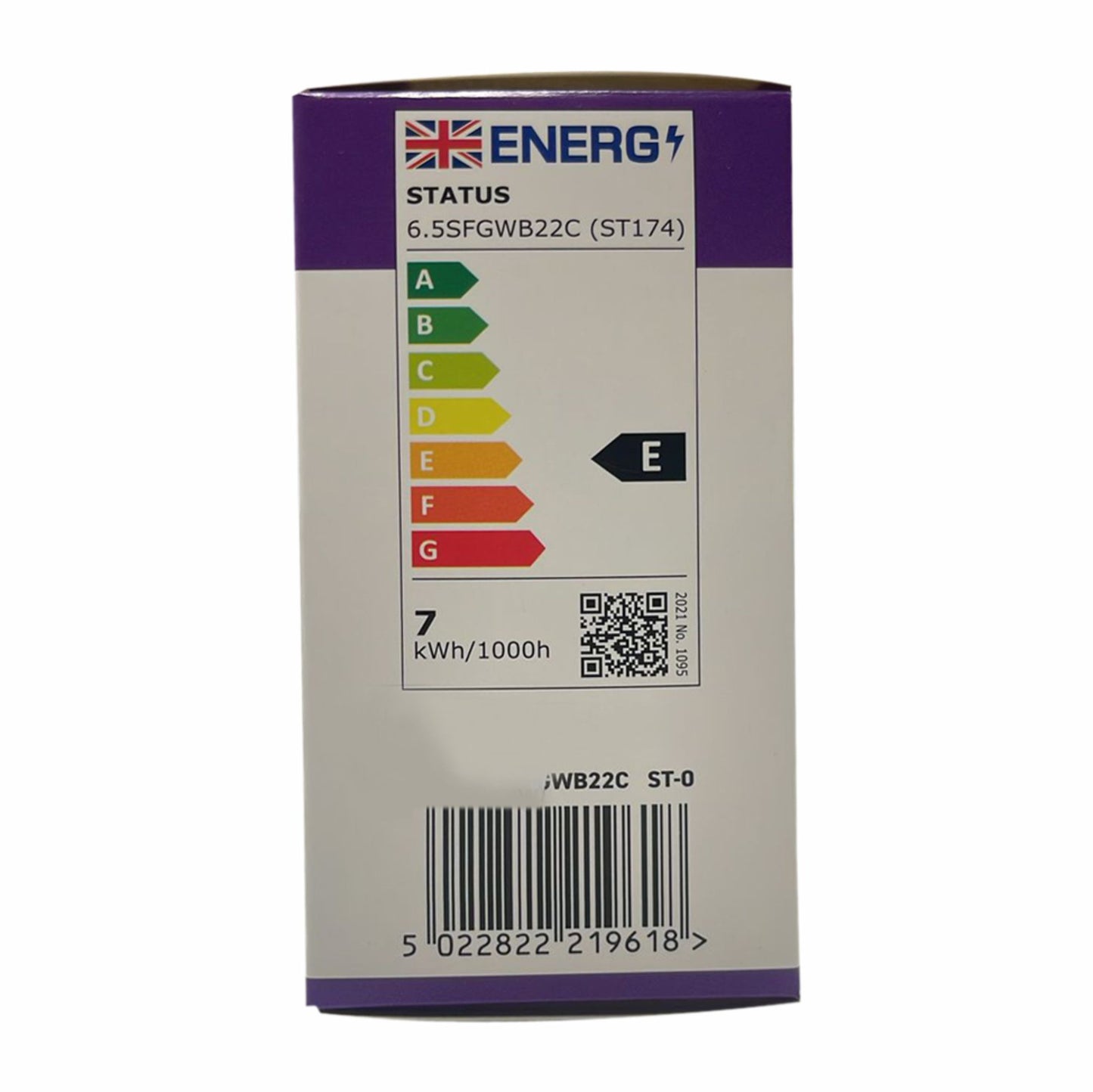 LED GLS Light Bulb B22 BC 6.5 Watt Filament Warm White