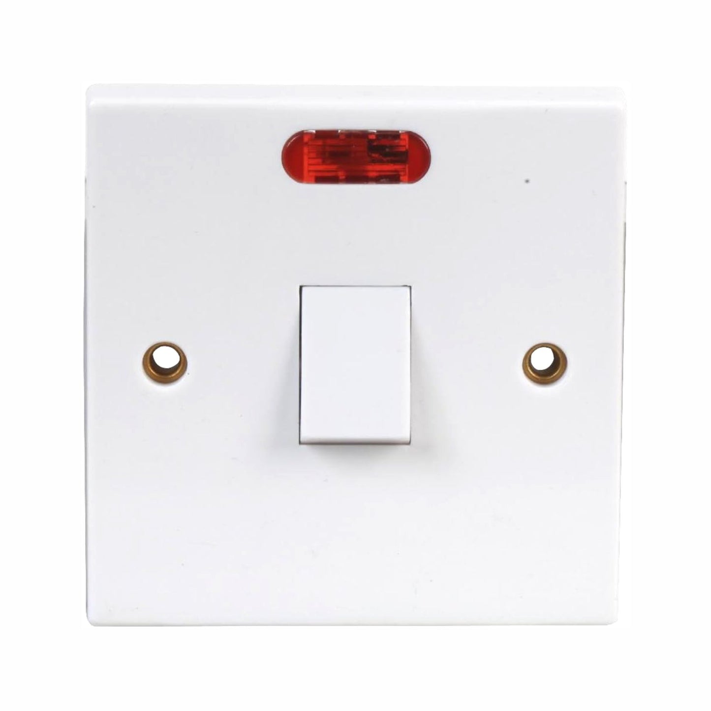 Double Pole Switch With Neon 1 Gang 20 Amp