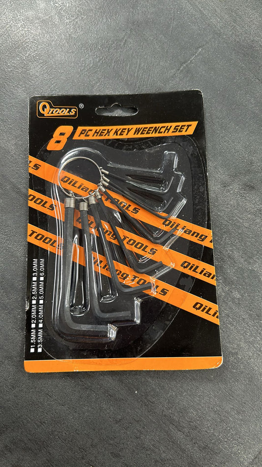 Hex Key Weench Set 8pc