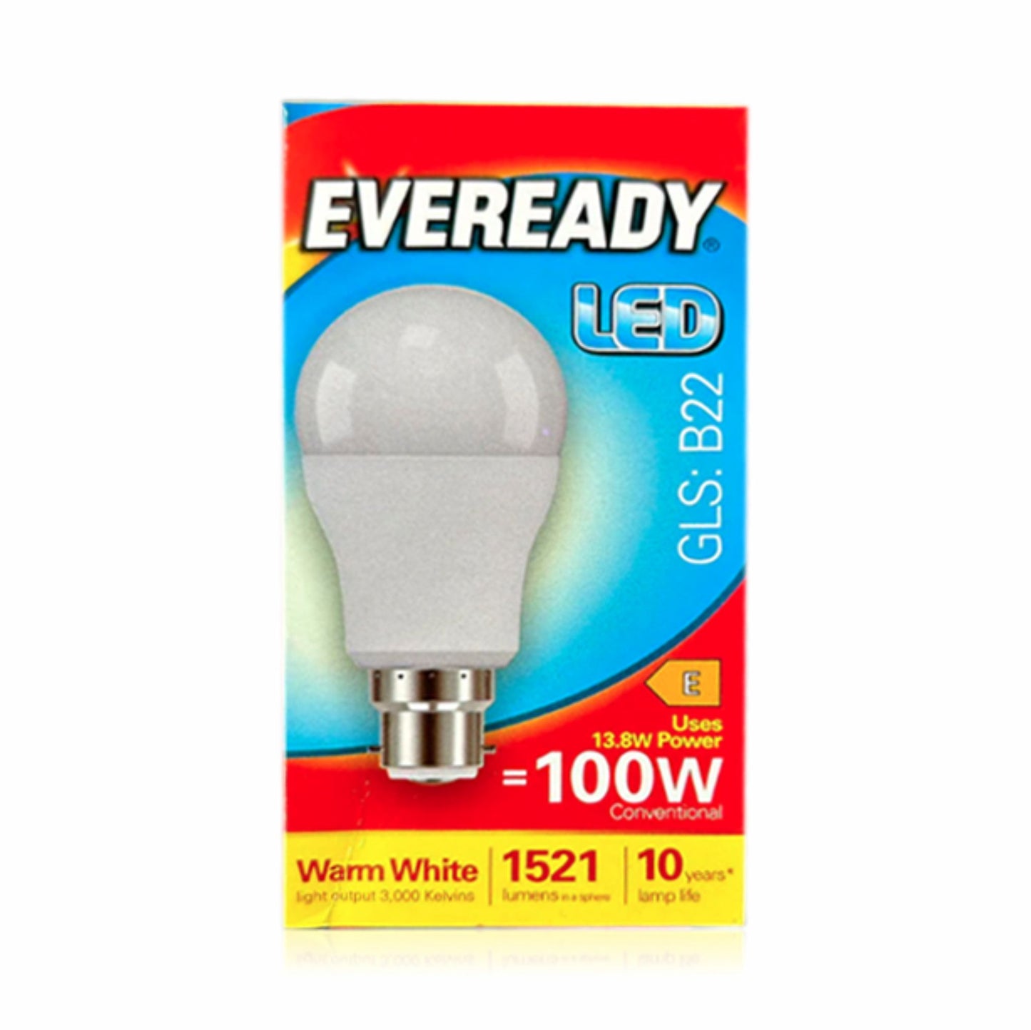 LED GLS Light Bulb B22 13.8 Watt Warm White
