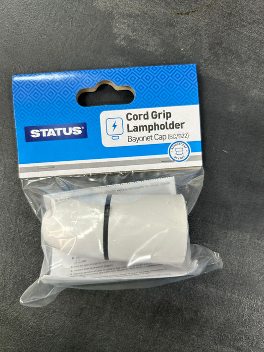 Lampholder Cord Grip B22 BC Bayonet Cap
