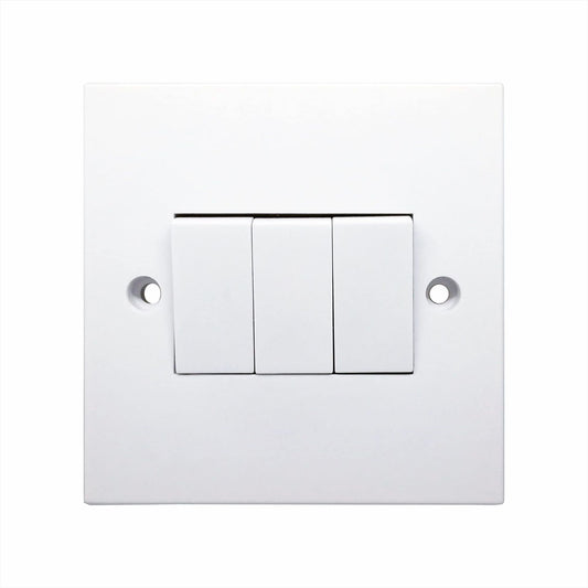 Light Switch 3 Gang 2 Way