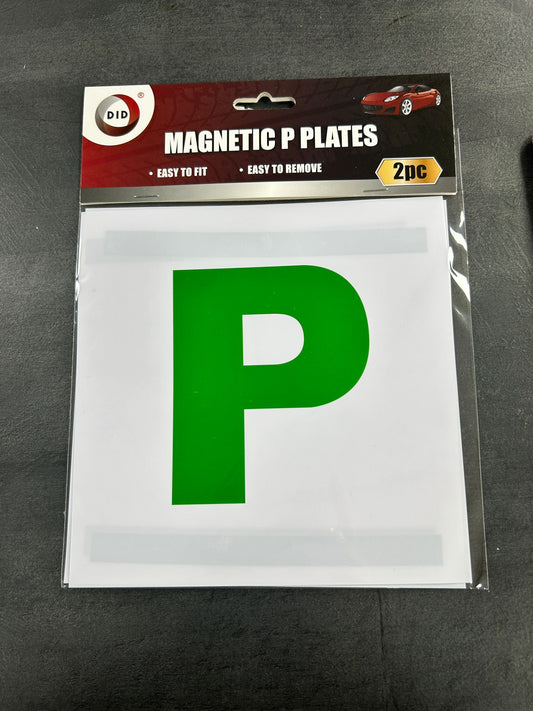 Magnetic P Plates 2pc