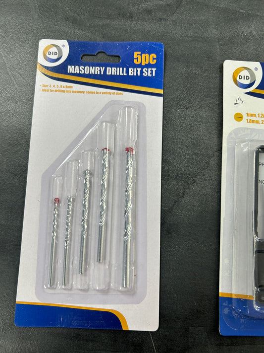 Masonry Drill Bit Set 5pc