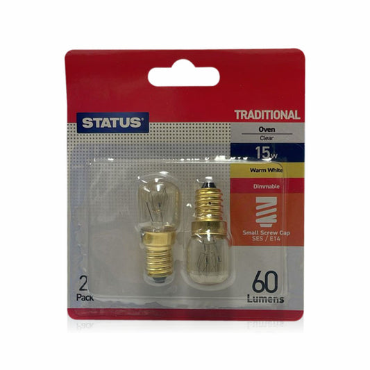 LED Oven Light Bulb SES E14 15 Watt Dimable Warm White