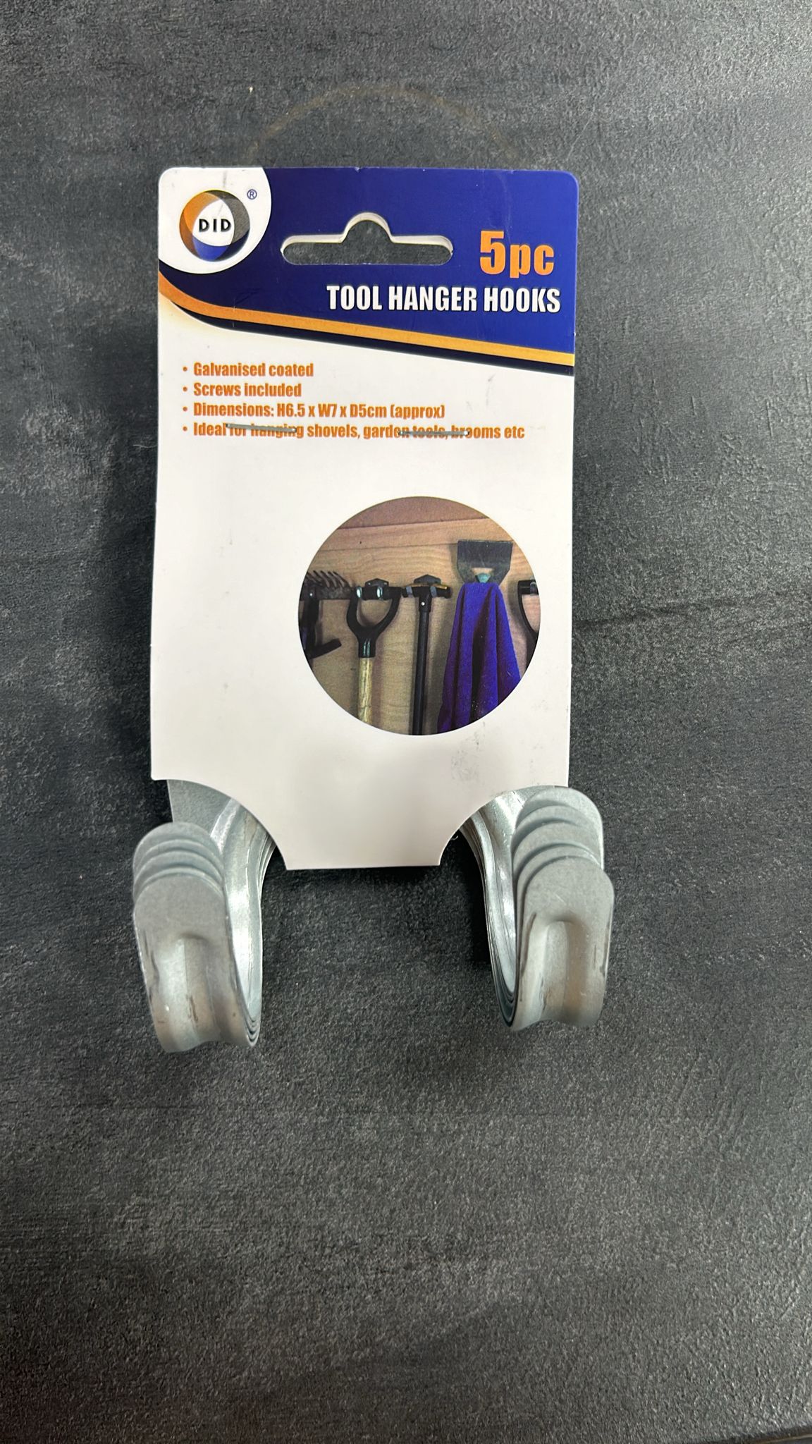 Tool Hanger Hooks 5pc